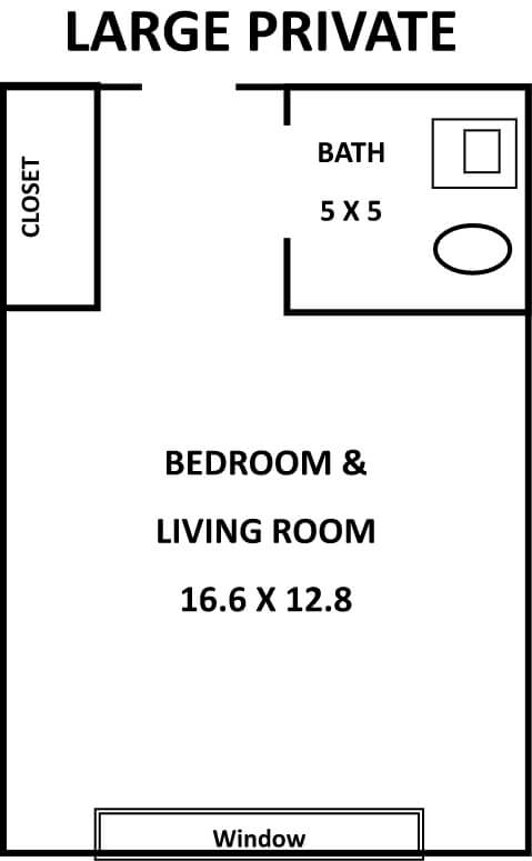 Large Private Room Floor Plan
